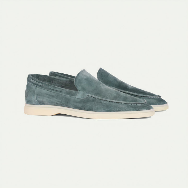 Męskie Zamszowe Mokasyny – Eleganckie, Wygodne, Klasyczne, Na Slip-On, Smart Casual, Wszechstronne Obuwie