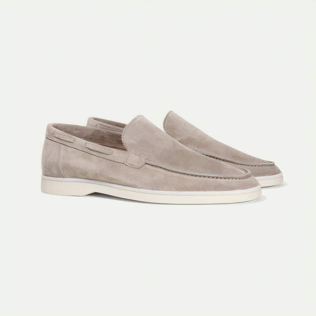 Męskie Zamszowe Mokasyny – Eleganckie, Wygodne, Klasyczne, Na Slip-On, Smart Casual, Wszechstronne Obuwie