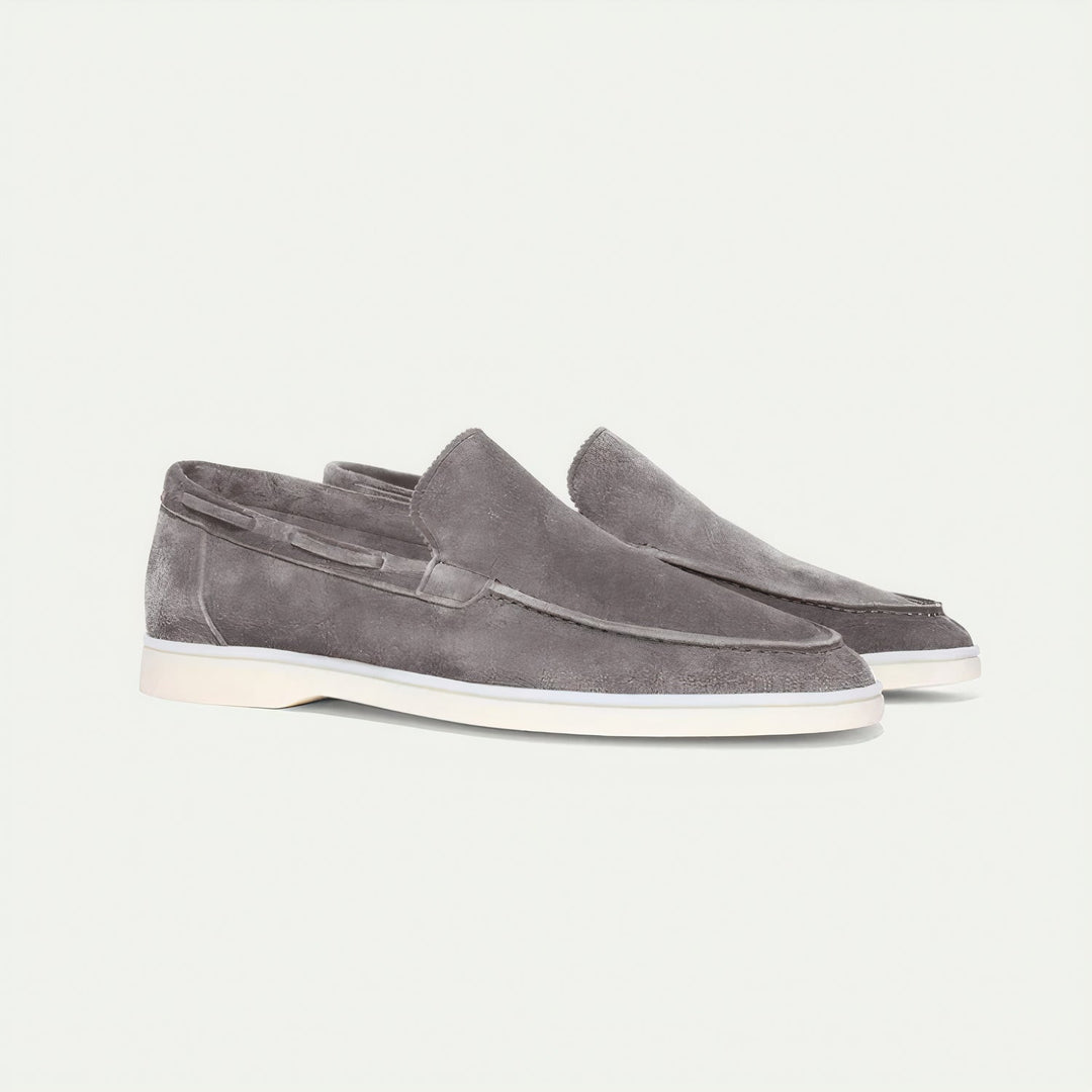 Męskie Zamszowe Mokasyny – Eleganckie, Wygodne, Klasyczne, Na Slip-On, Smart Casual, Wszechstronne Obuwie