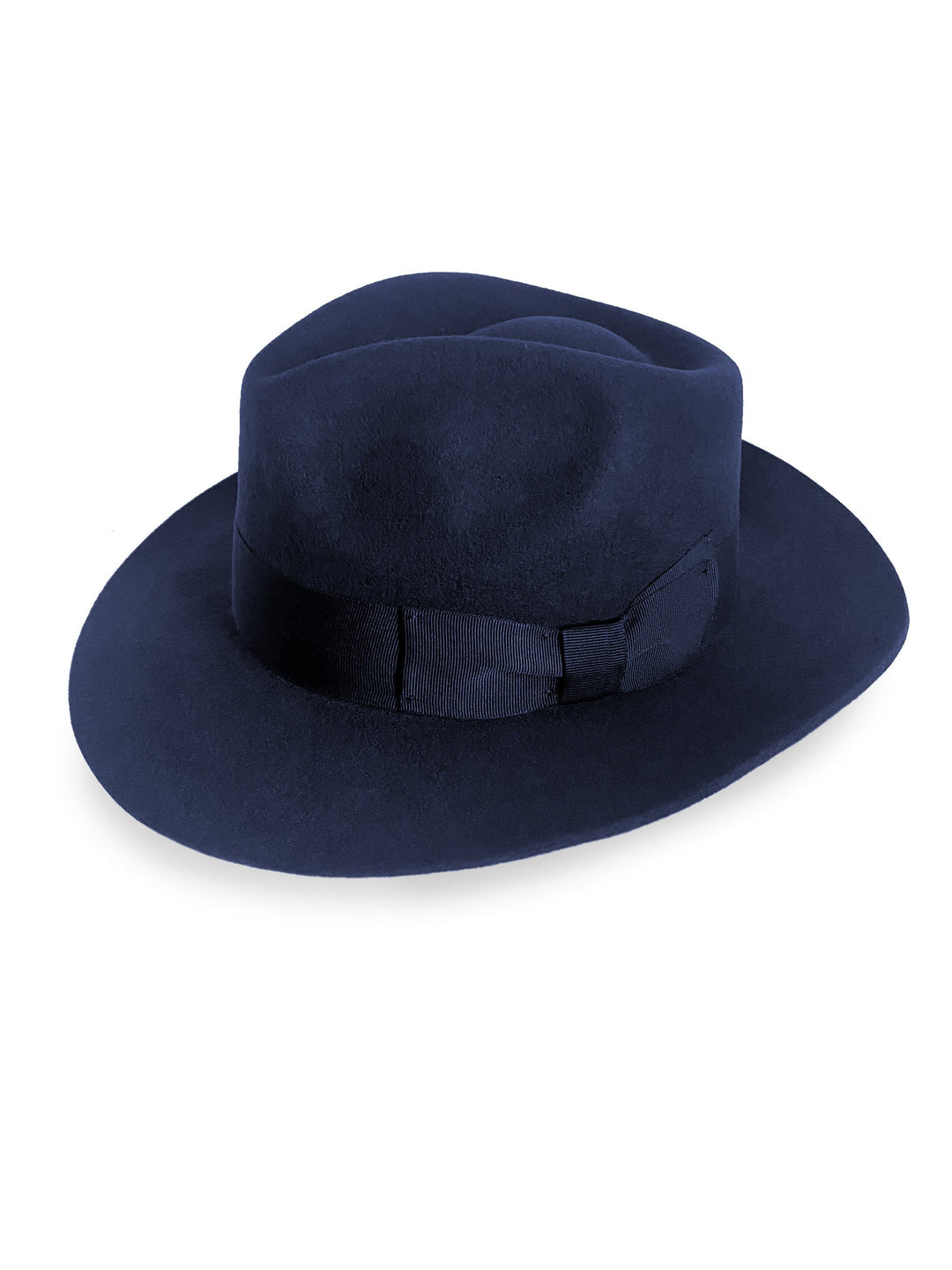 Damski Kapelusz Fedora z Filcu z Ozdobną Wstążką