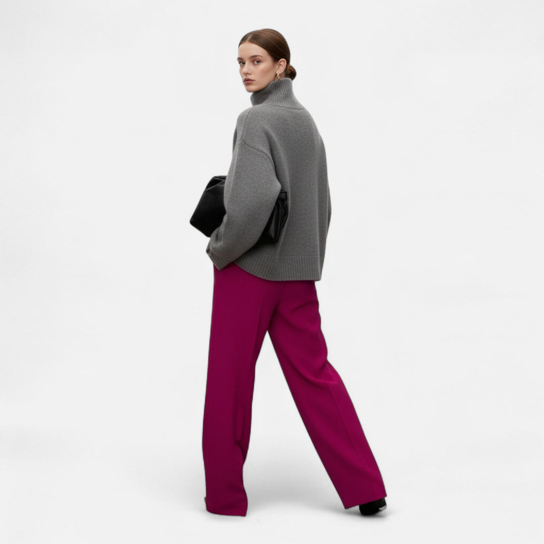 Valmonti | Damski Sweter Wełniany – Ponadczasowa Elegancja Golfu