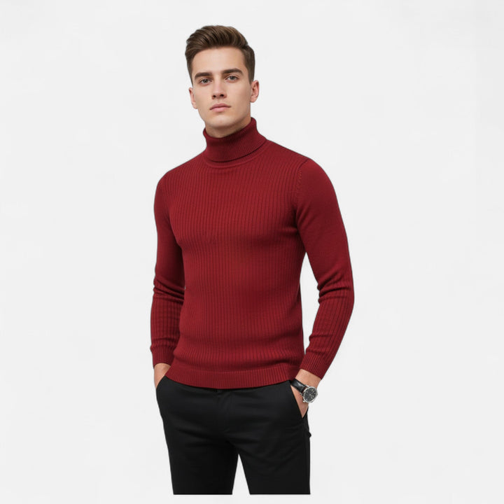 Valmonti | Męski sweter z wełny w stylu casual