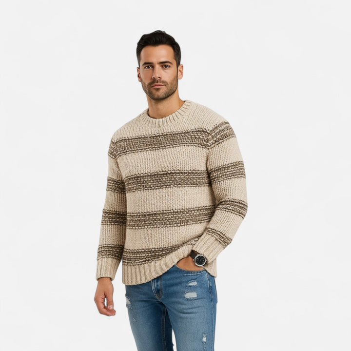 Valmonti | Męski Zimowy Sweter Pullover