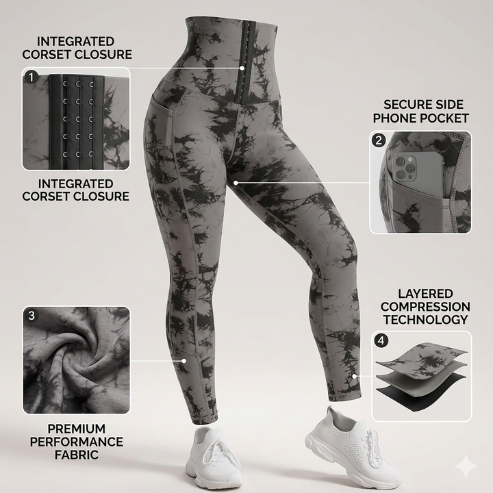 Damskie Legginsy Wysokiej Talii Modelujące – Wygodne, Stylowe i Doskonałe na Co Dzień