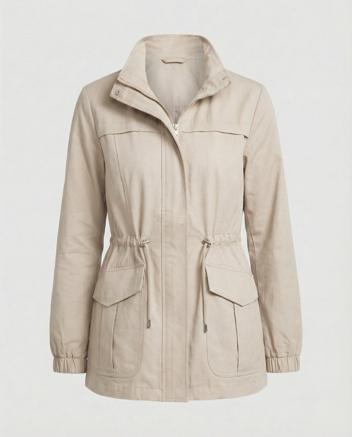 Kobiece kurtka robocza z troczkami – wielofunkcyjna warstwa przejściowa na wiosnę i jesień