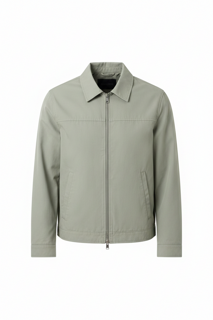 Męska kurtka Harrington z zamkiem – Lekka warstwa smart casual na wiosnę i jesień