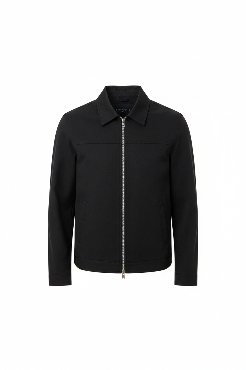 Męska kurtka Harrington z zamkiem – Lekka warstwa smart casual na wiosnę i jesień