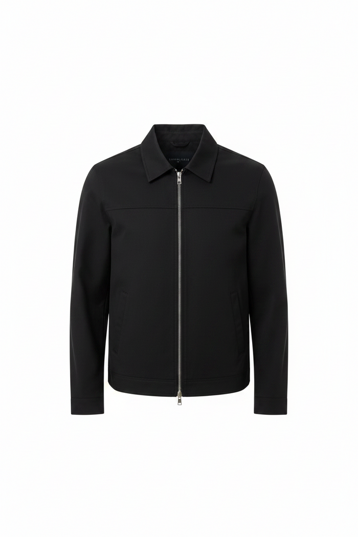 Męska kurtka Harrington z zamkiem – Lekka warstwa smart casual na wiosnę i jesień