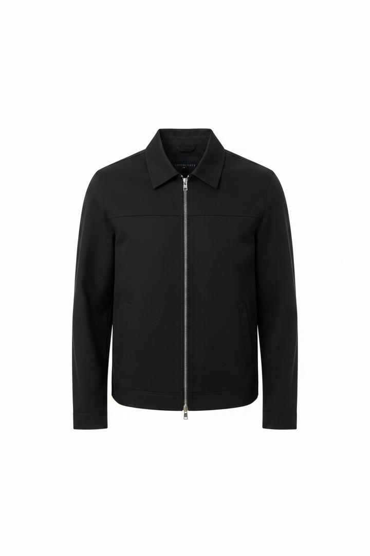 Męska kurtka Harrington z zamkiem – Lekka warstwa smart casual na wiosnę i jesień