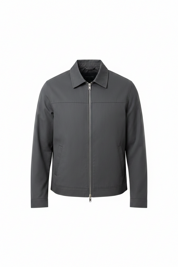 Męska kurtka Harrington z zamkiem – Lekka warstwa smart casual na wiosnę i jesień