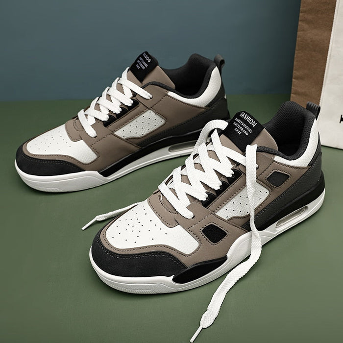Męskie Trampki z Poduszką Powietrzną – Oddychające Chunky Sneakers do Streetwearu i Codziennych Spacerów