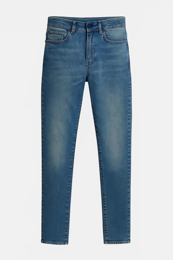 Męskie jeansy slim fit z tapered leg