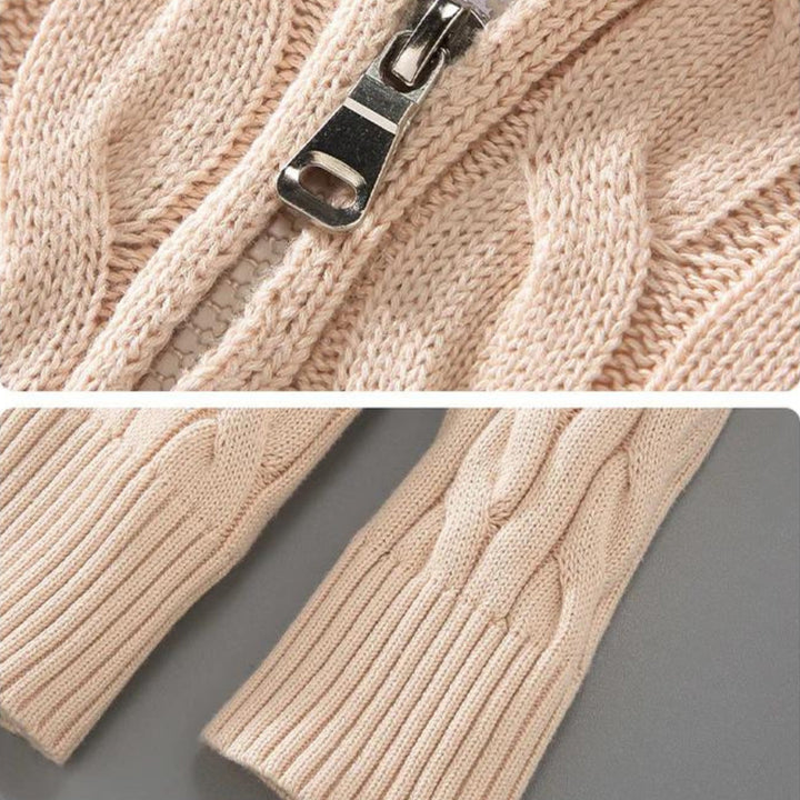 Męski sweter dzianinowy – miękki, ciepły sweter z okrągłym dekoltem, wygodny, casualowy, elegancki