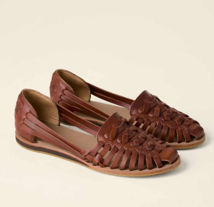 Damskie Płaskie Sandały Woven – Zamknięte Buty na Wiosnę do Codziennego Użytku i na Weekend
