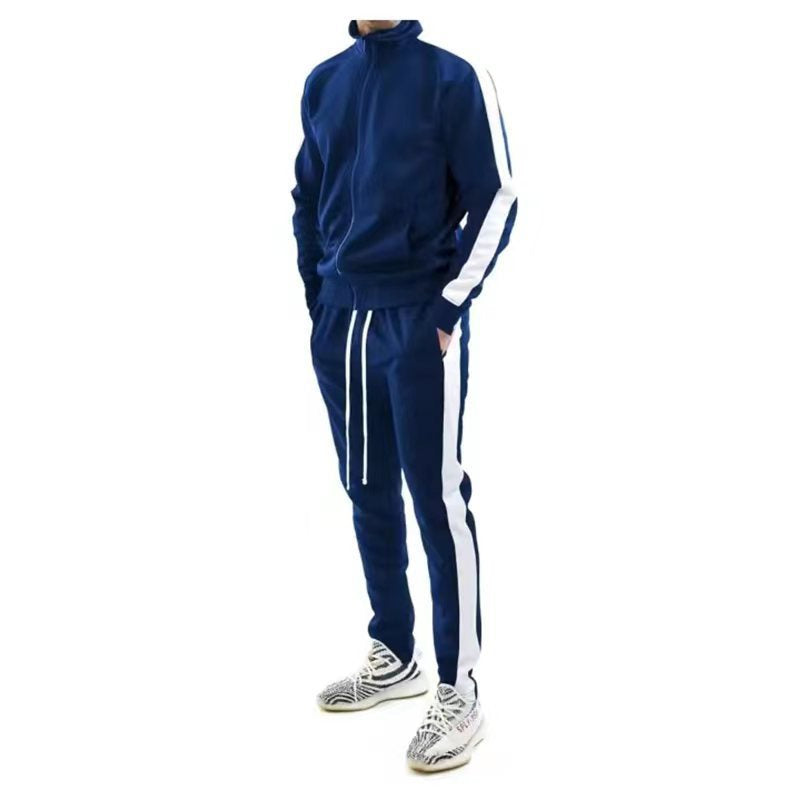 Męski Zestaw Dresowy Ponadczasowy Styl Wygodny Miękki Materiał Casual Sportowa Odzież Kompletny Strój