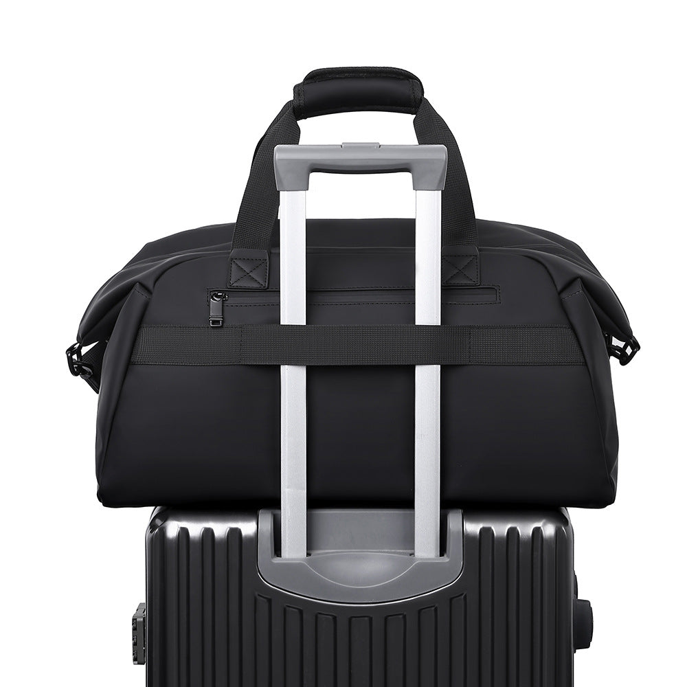 Męska minimalistyczna torba podróżna typu duffel na ramię na nocny wyjazd