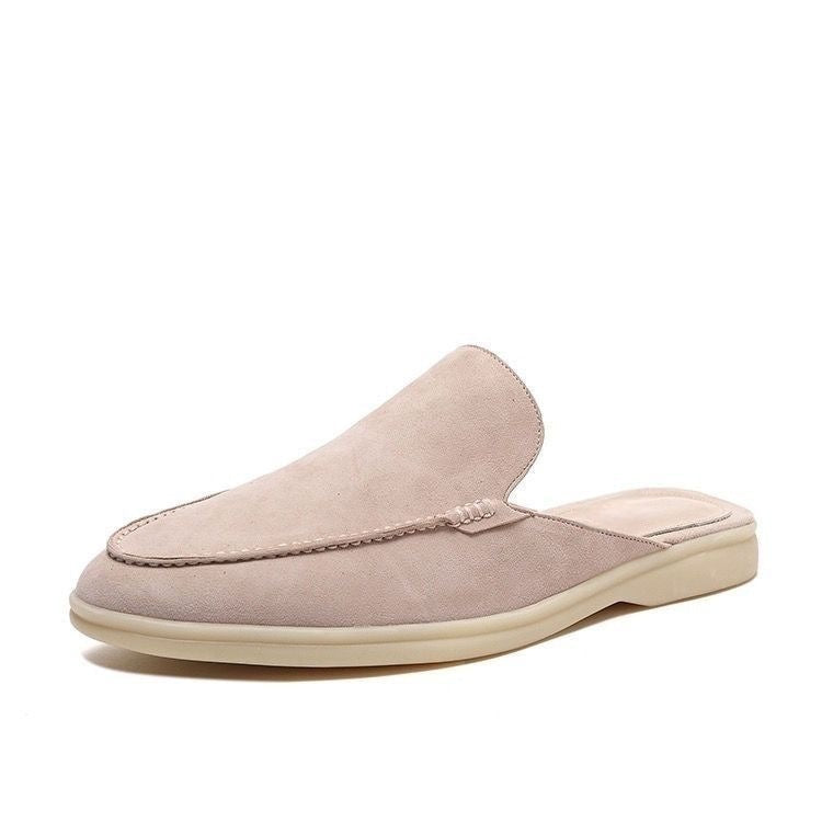 Kobiece Mokasyny Bez Zapięcia Zamszowe Lato Lekkie Wygodne Eleganckie Płaskie Buty