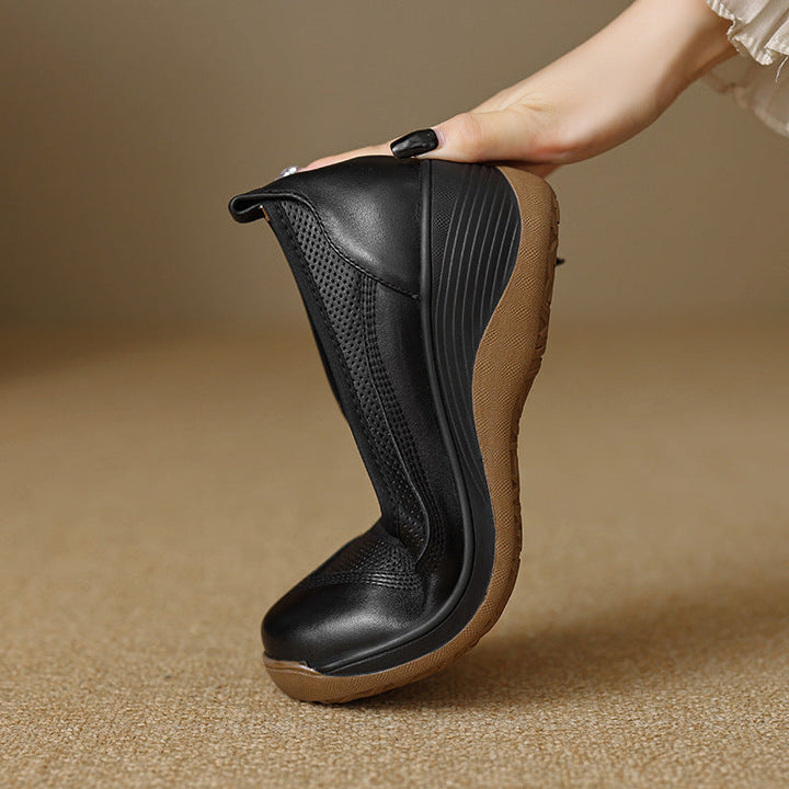 Damskie buty na platformie Slip On do komfortowego chodzenia