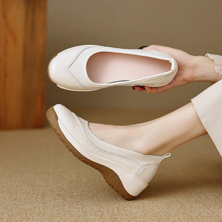 Damskie buty na platformie Slip On do komfortowego chodzenia