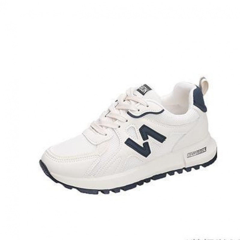 Damskie Chunky Mesh Trampki Lekkie Sneakersy na Sznurowadła