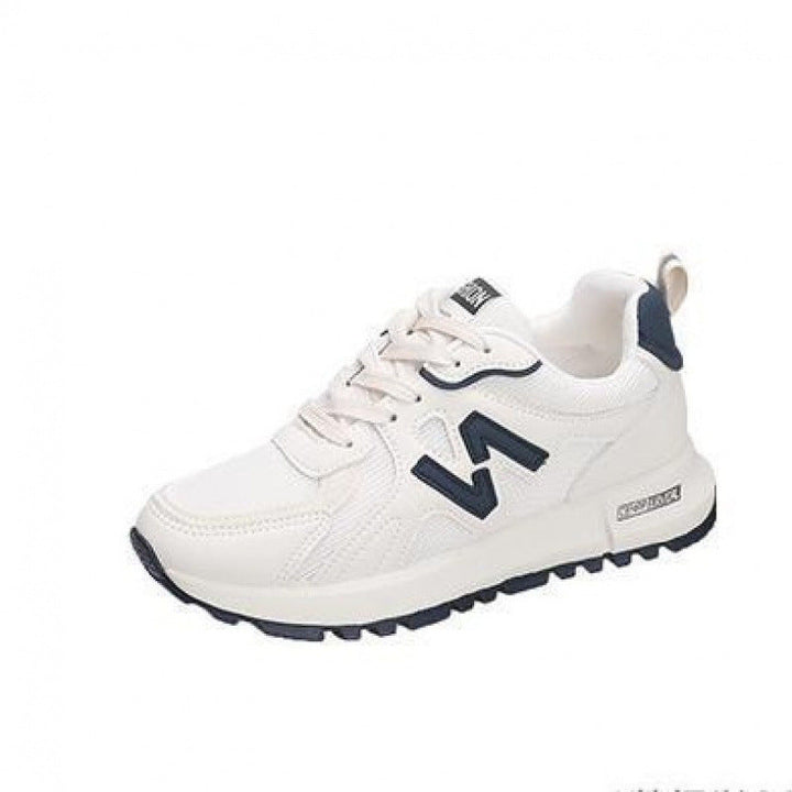 Damskie Chunky Mesh Trampki Lekkie Sneakersy na Sznurowadła