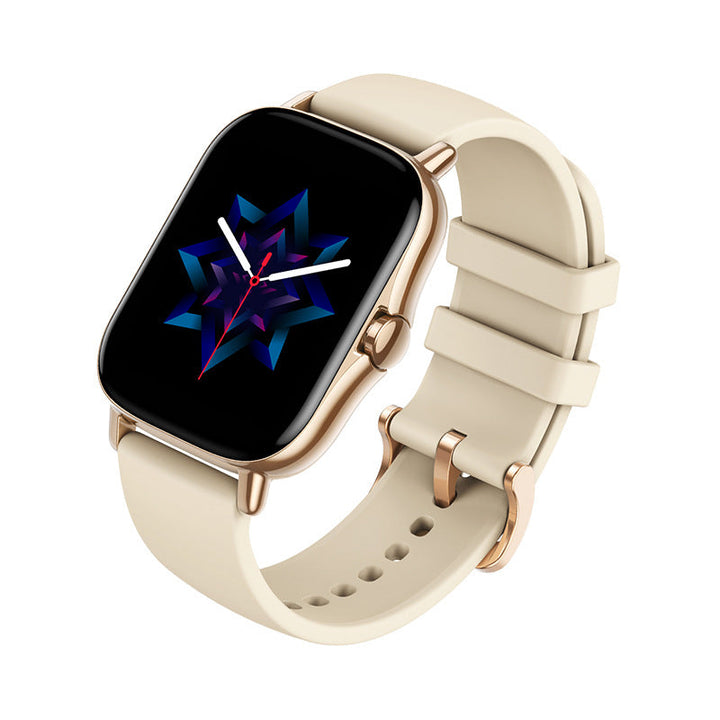 Męski zegarek smartwatch z Bluetooth do rozmów w prostokątnym kształcie z funkcją śledzenia aktywności