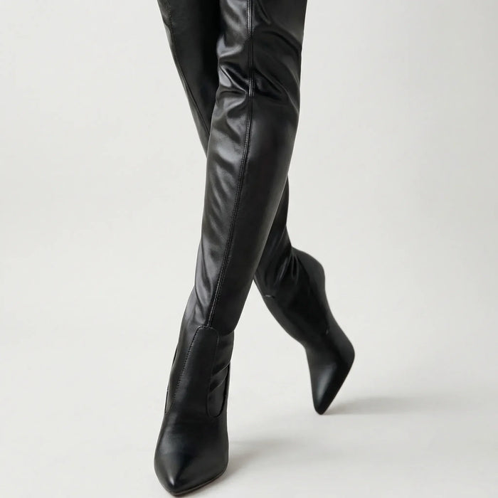 Over-the-knee pointed-toe boot - Sandra