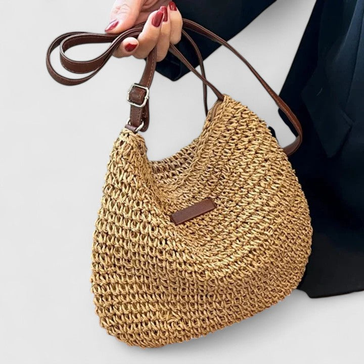 Damska Woven Shoulder Bag Torba na co dzień