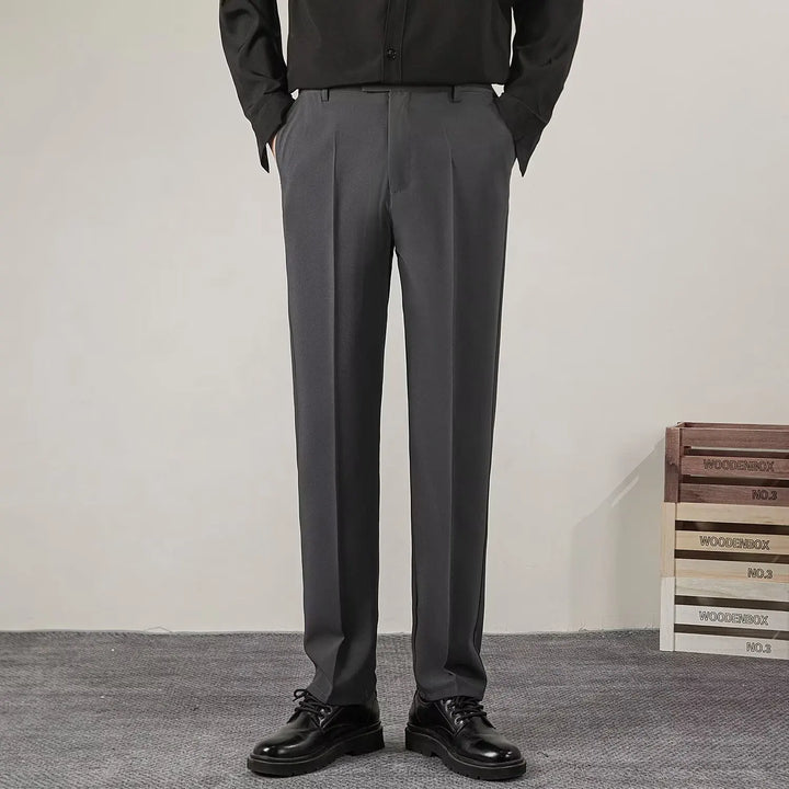 Męskie Spodnie Formalne w Stylu Smart Casual