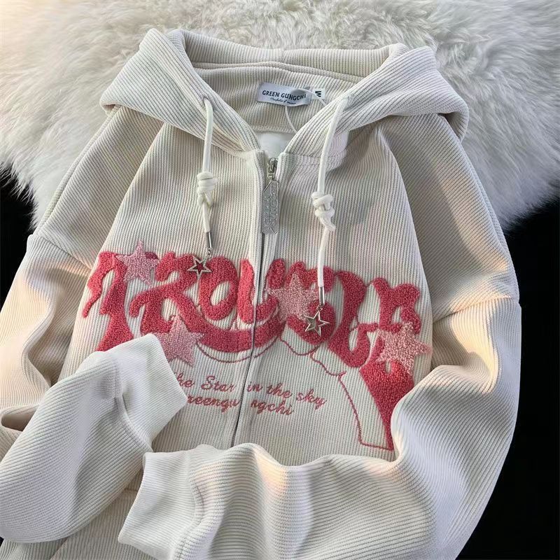 Męska Haftowana Bluza z Kapturem – Wygodna, Oddychająca, Stylowa, Codzienna Odzież Streetwearowa do Warstwowania
