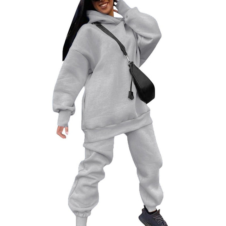 Damski Oversized Hoodie i Spodnie dresowe – Luźny Dwuczęściowy Dres na Co Dzień i do Relaksu