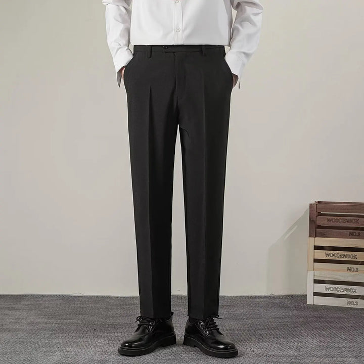 Męskie Spodnie Formalne w Stylu Smart Casual