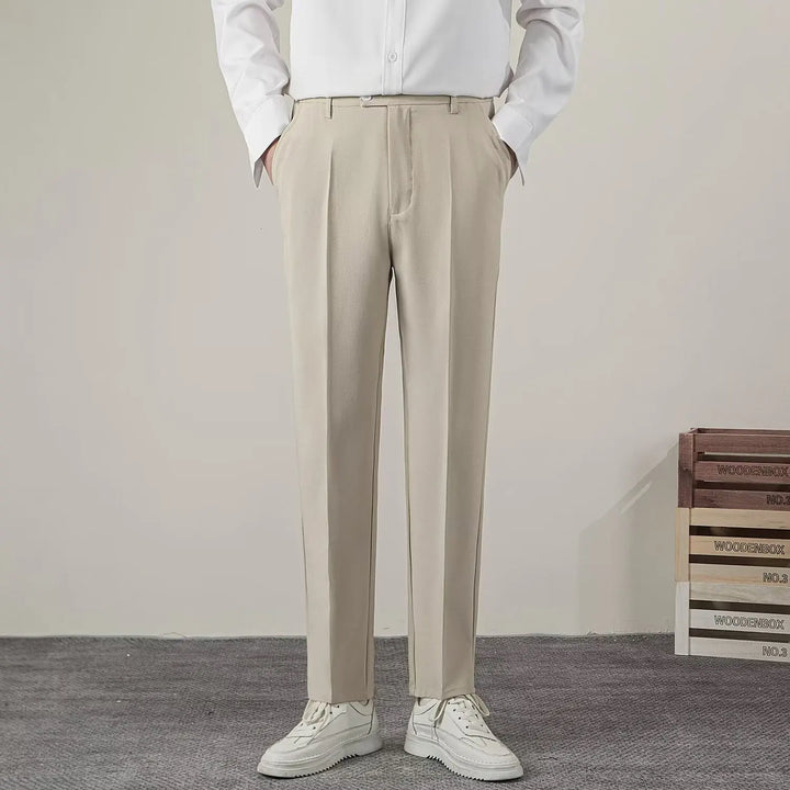 Męskie Spodnie Formalne w Stylu Smart Casual