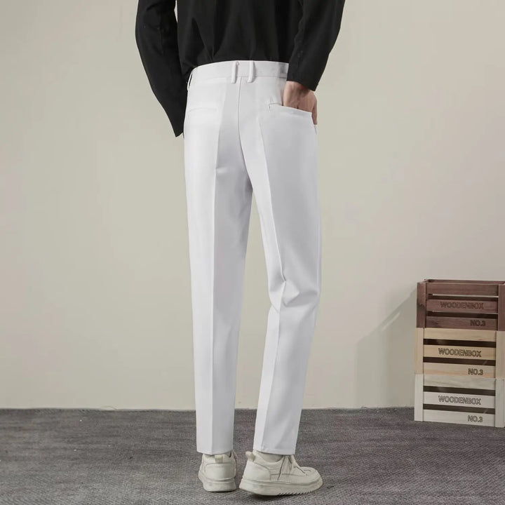 Męskie Spodnie Formalne w Stylu Smart Casual