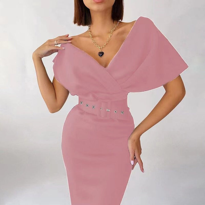 Sukienka Damska Bodycon Off Shoulder Strukturalna Midi Elegancja