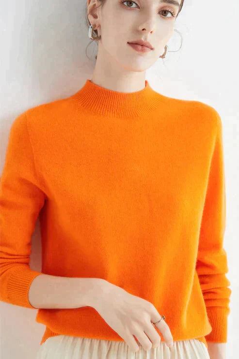 Kobiecy sweter na co dzień, dzianinowy, idealny na jesień i zimę, ciepły i stylowy, na każdą okazję