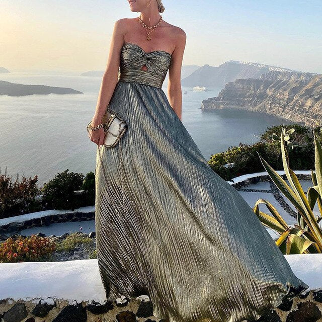 Elegancka Letnia Sukienka Maxi dla Kobiet – Lekka, Zwiewna, Wygodna, Stylowa, Casualowa, Chic