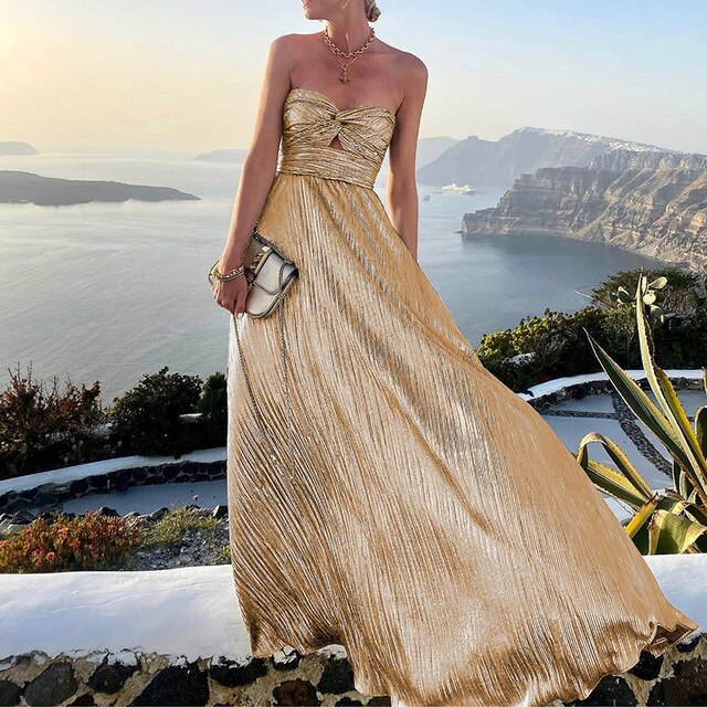 Elegancka Letnia Sukienka Maxi dla Kobiet – Lekka, Zwiewna, Wygodna, Stylowa, Casualowa, Chic