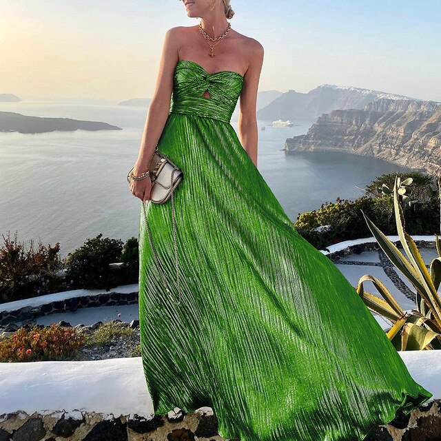 Elegancka Letnia Sukienka Maxi dla Kobiet – Lekka, Zwiewna, Wygodna, Stylowa, Casualowa, Chic