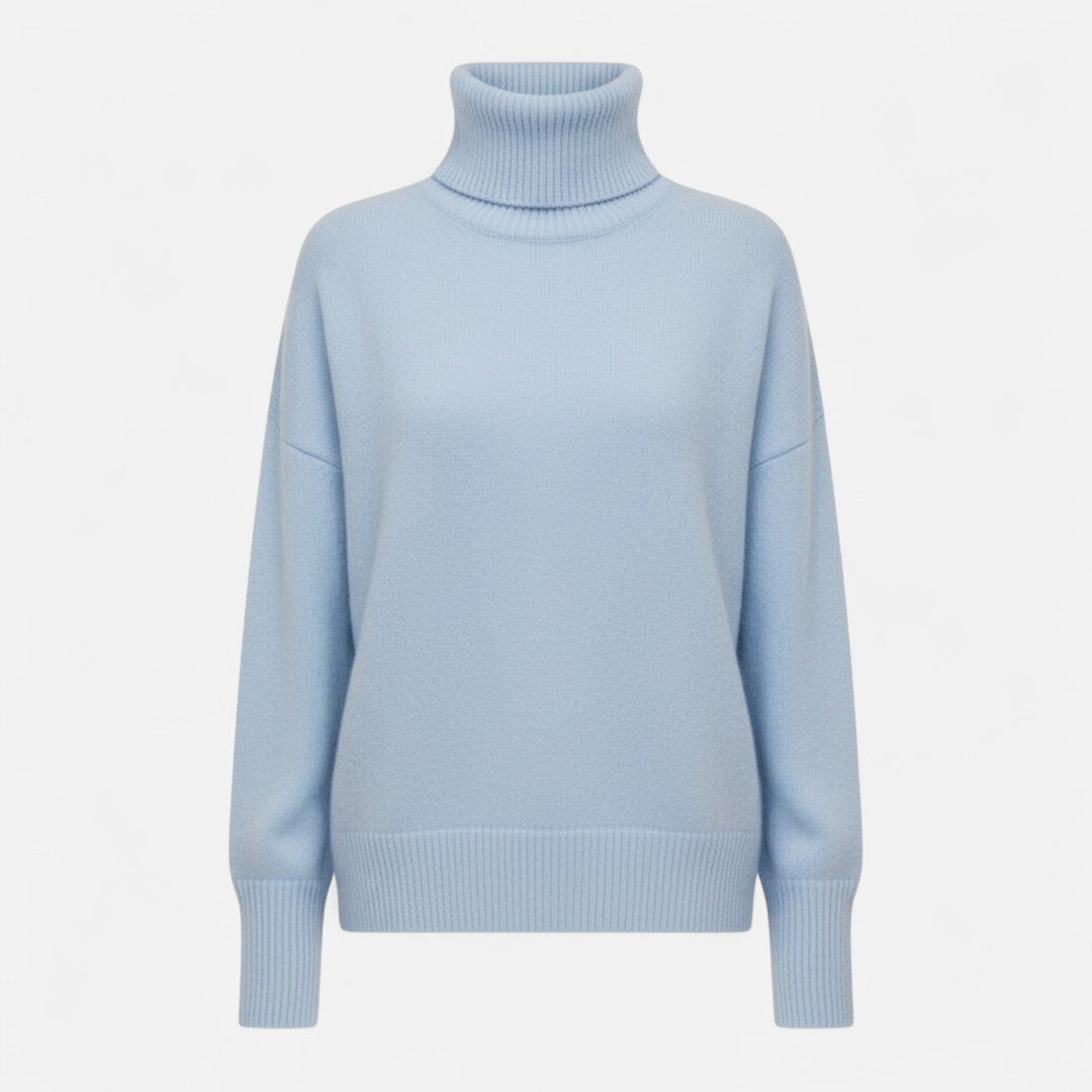 Valmonti | Damski sweter z wełny z domieszką – Oversized gruby splot