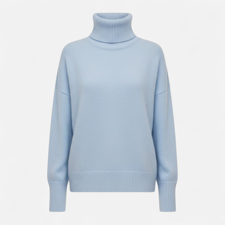 Valmonti | Damski sweter z wełny z domieszką – Oversized gruby splot