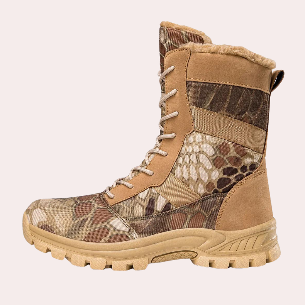 Męskie Taktyczne Buty Wojskowe Wzmocnione Wysoką Kostką