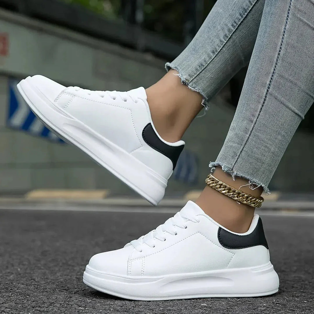 Damskie lekkie buty sportowe – elastyczne buty na sznurówki do codziennego użytku i podróży