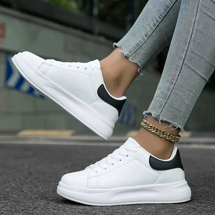 Damskie lekkie buty sportowe – elastyczne buty na sznurówki do codziennego użytku i podróży