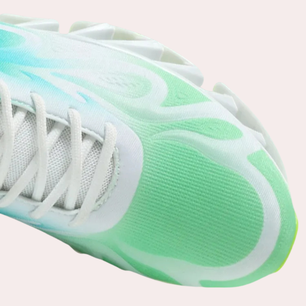 Męskie Sneakersy z Podeszwą Blade Oddychająca Siatka Sznurowane Sportowe Trenerzy