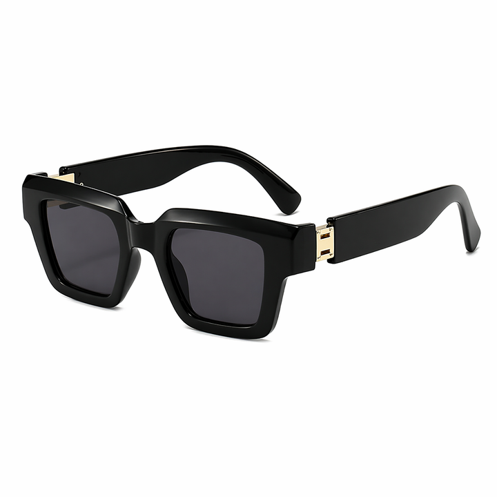 Męskie Okulary Przeciwsłoneczne z Kątem Ramy - Odważne Oświadczenie, Nowoczesny Design