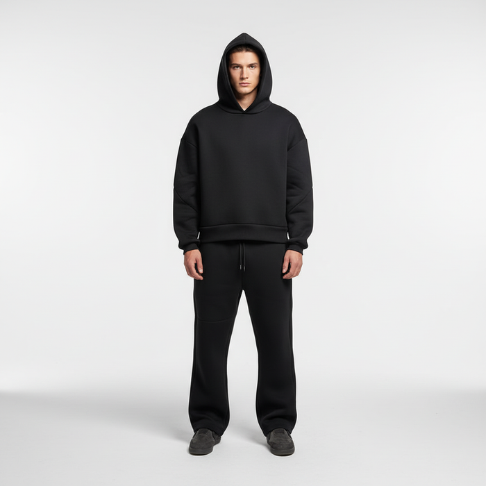 Męski Oversized Hoodie i Zestaw Spodni Dresowych – Oddychający Dres na Trening i Wygodę
