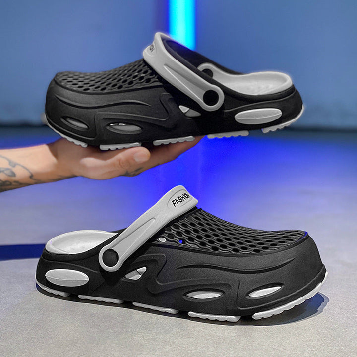 Męskie Oddychające Ergonomiczne Klapki – Lekkie Buty Wsuwane na Podróże do Ogrodu i Codziennego Użytku
