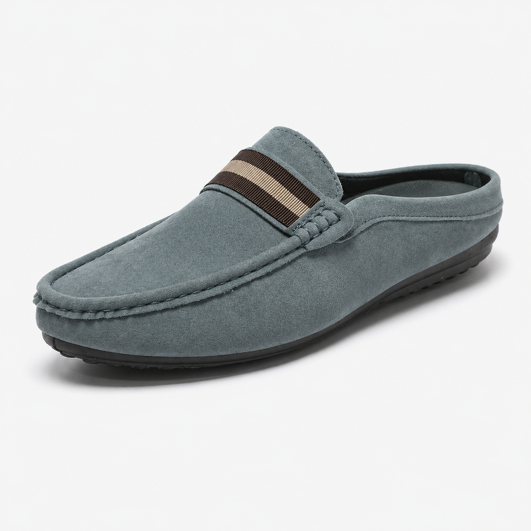 Męskie Mokasyny z Otwarty piętą, Wygodne, Codzienne Buty