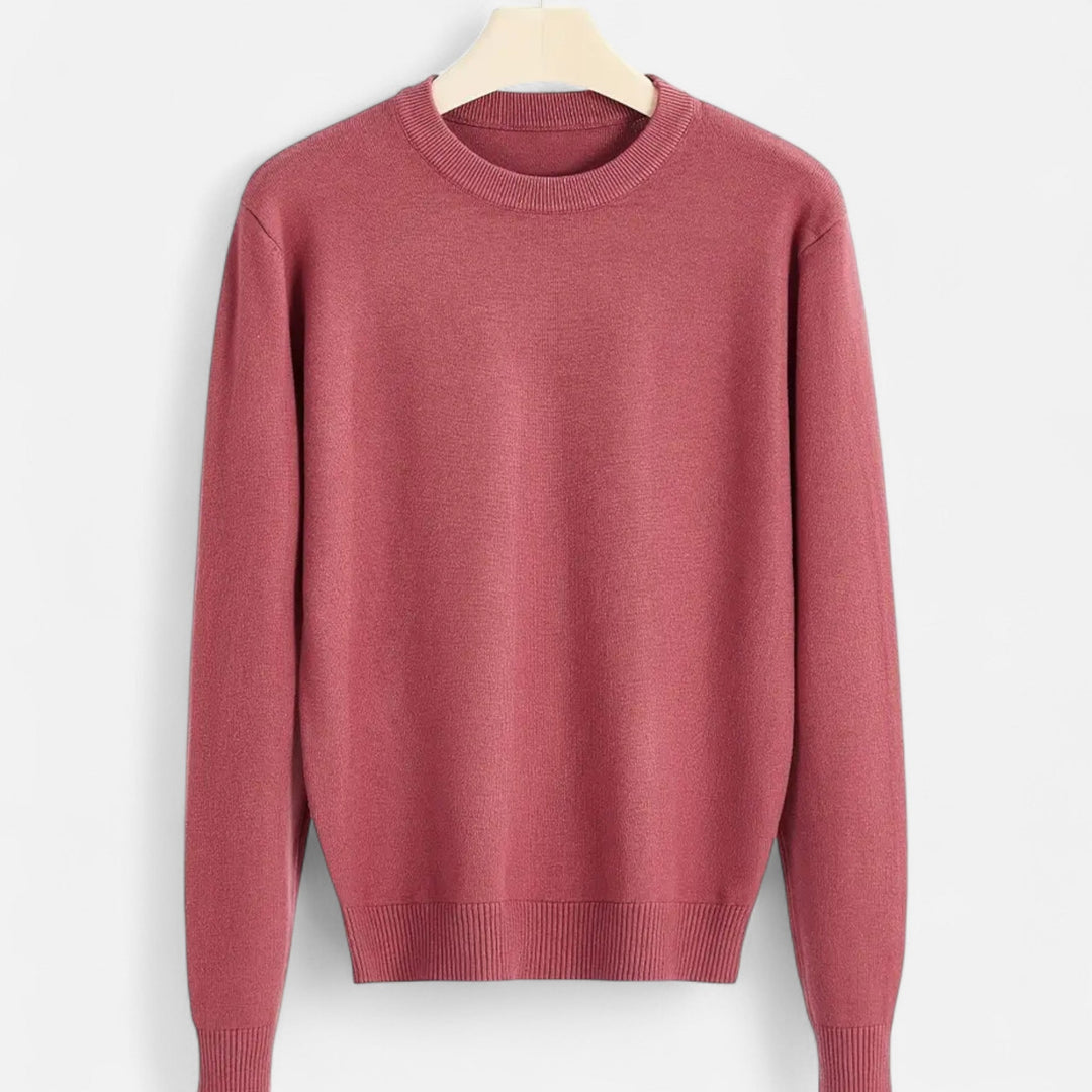 Valmonti | Męski sweter slim fit z dzianiny